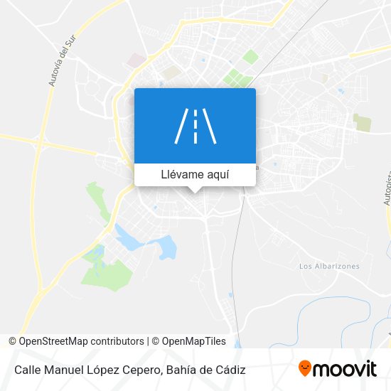 Mapa Calle Manuel López Cepero