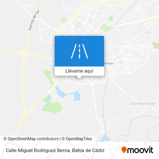 Mapa Calle Miguel Rodríguez Berna