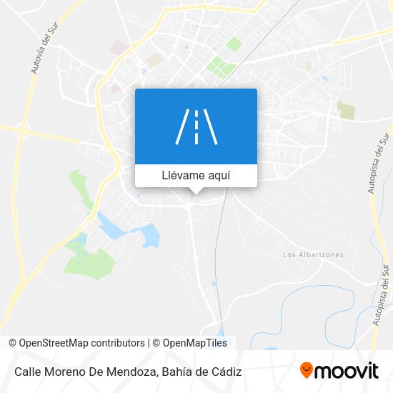 Mapa Calle Moreno De Mendoza
