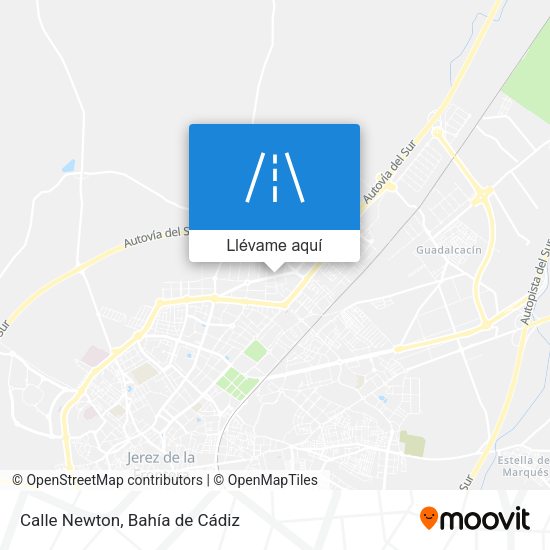 Mapa Calle Newton