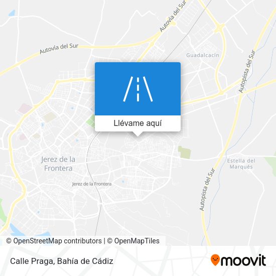 Mapa Calle Praga