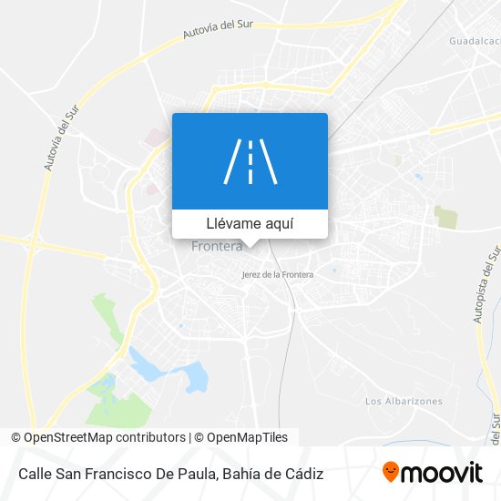 Mapa Calle San Francisco De Paula