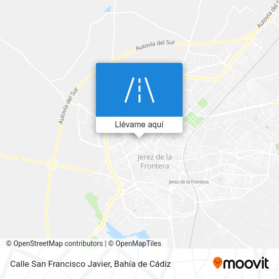 Mapa Calle San Francisco Javier