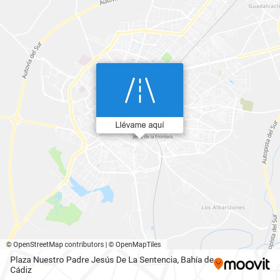 Mapa Plaza Nuestro Padre Jesús De La Sentencia