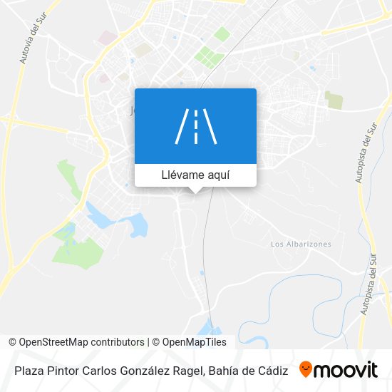 Mapa Plaza Pintor Carlos González Ragel