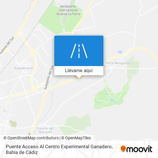 Mapa Puente Acceso Al Centro Experimental Ganadero