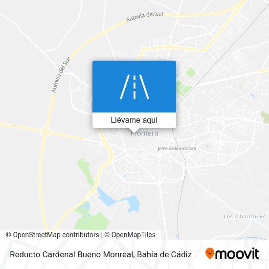 Mapa Reducto Cardenal Bueno Monreal