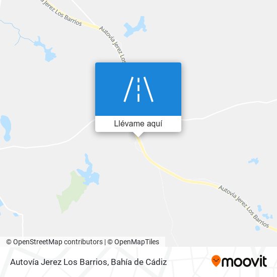 Mapa Autovía Jerez Los Barrios