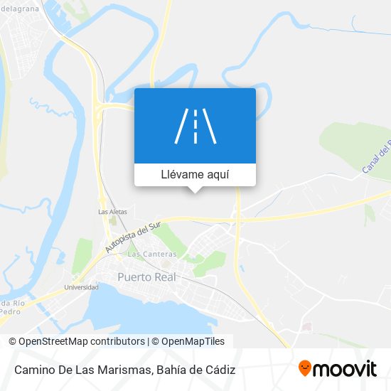 Mapa Camino De Las Marismas