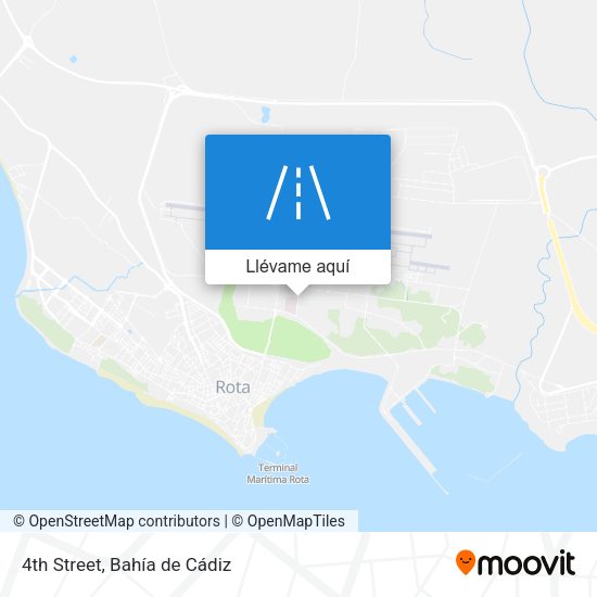 Mapa 4th Street