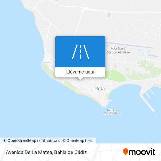 Mapa Avenida De La Matea