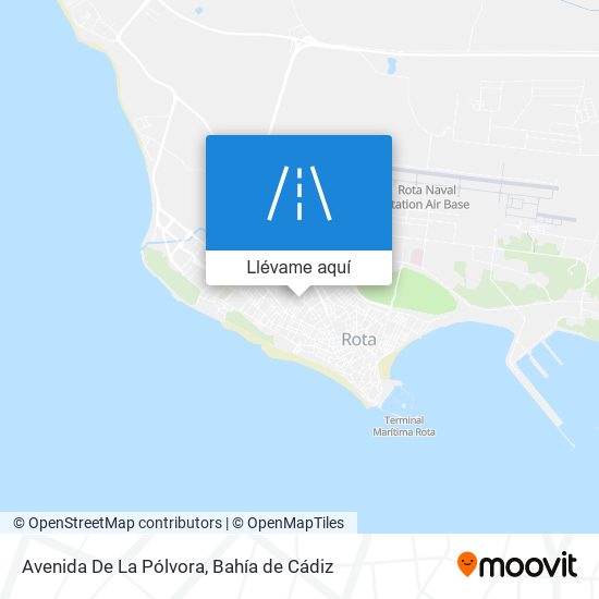 Mapa Avenida De La Pólvora