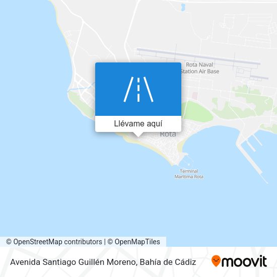 Mapa Avenida Santiago Guillén Moreno