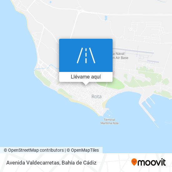 Mapa Avenida Valdecarretas