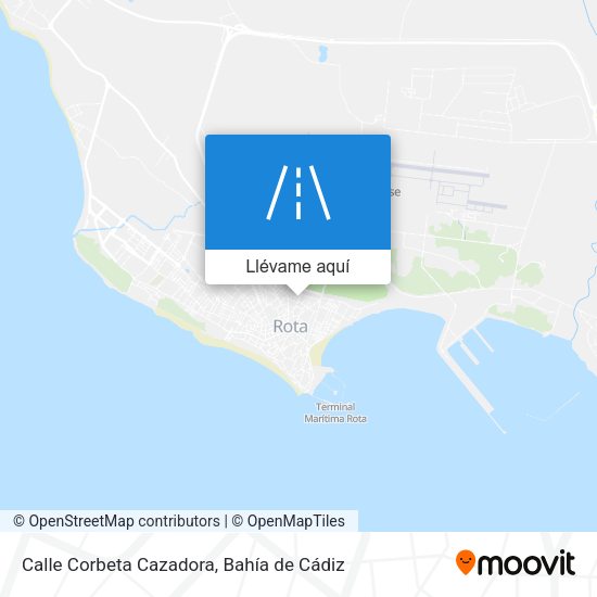Mapa Calle Corbeta Cazadora