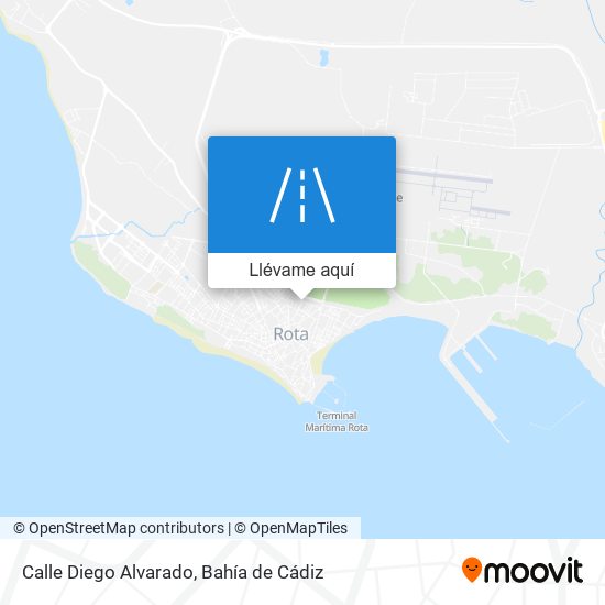 Mapa Calle Diego Alvarado