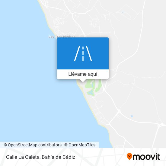 Mapa Calle La Caleta