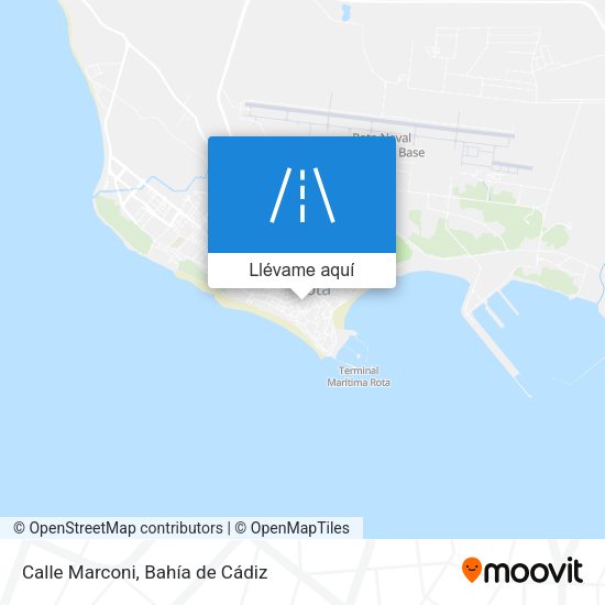 Mapa Calle Marconi