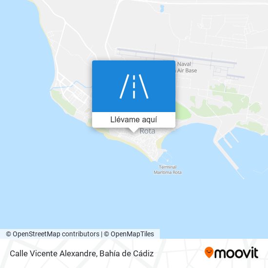 Mapa Calle Vicente Alexandre