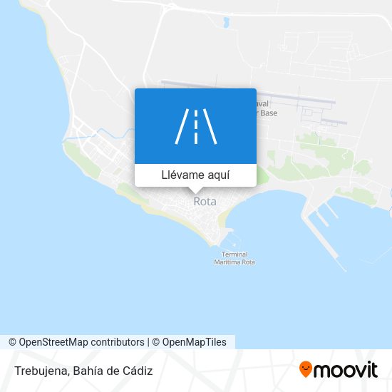 Mapa Trebujena