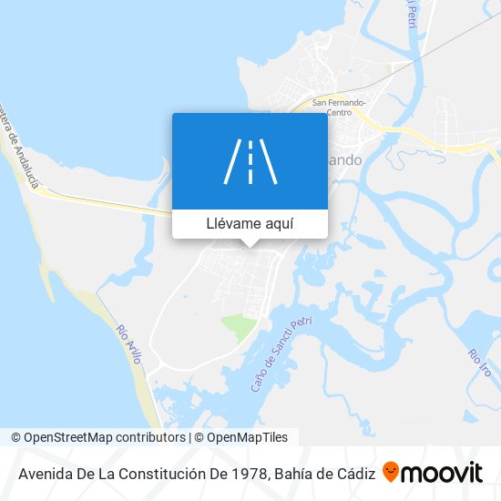 Mapa Avenida De La Constitución De 1978