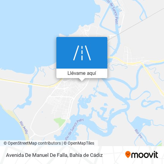 Mapa Avenida De Manuel De Falla