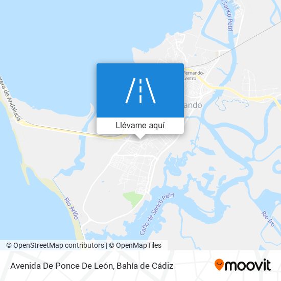 Mapa Avenida De Ponce De León