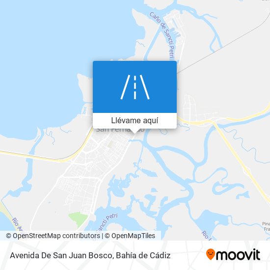 Mapa Avenida De San Juan Bosco