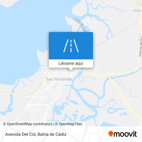 Mapa Avenida Del Cid