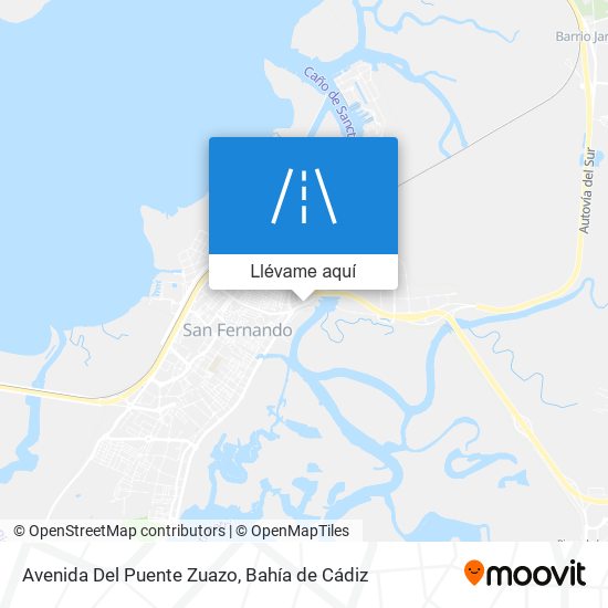 Mapa Avenida Del Puente Zuazo