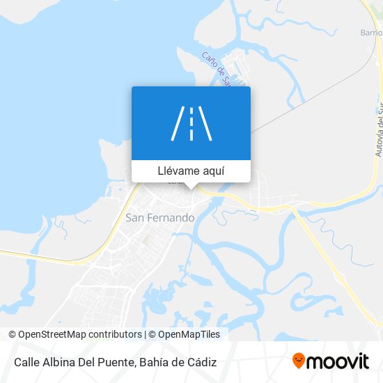 Mapa Calle Albina Del Puente