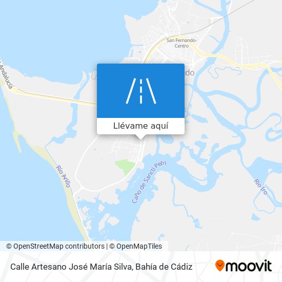 Mapa Calle Artesano José María Silva