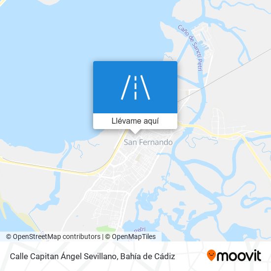Mapa Calle Capitan Ángel Sevillano