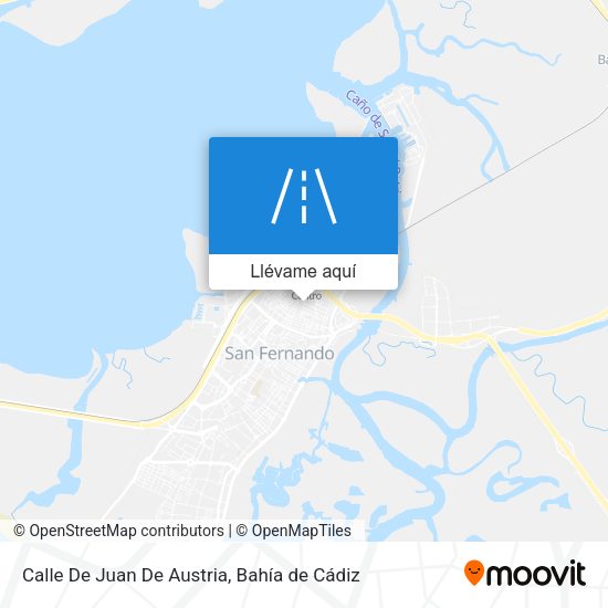 Mapa Calle De Juan De Austria