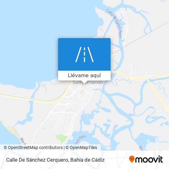 Mapa Calle De Sánchez Cerquero
