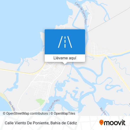 Mapa Calle Viento De Poniente