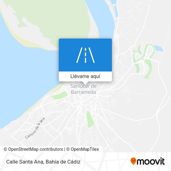 Mapa Calle Santa Ana
