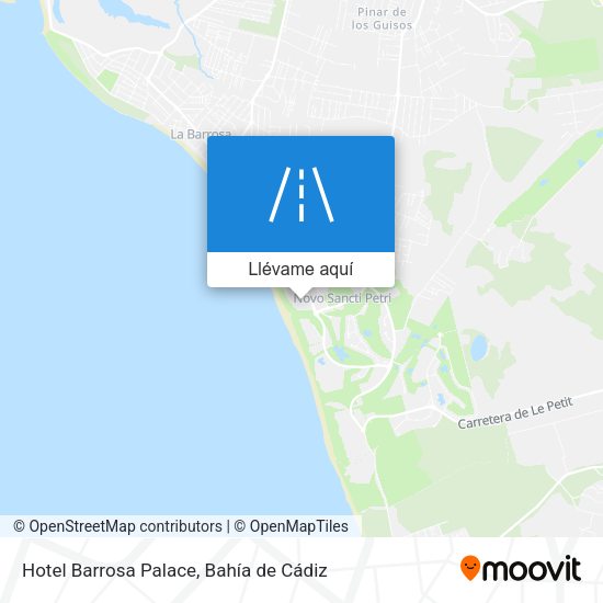 Mapa Hotel Barrosa Palace