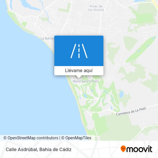 Mapa Calle Asdrúbal