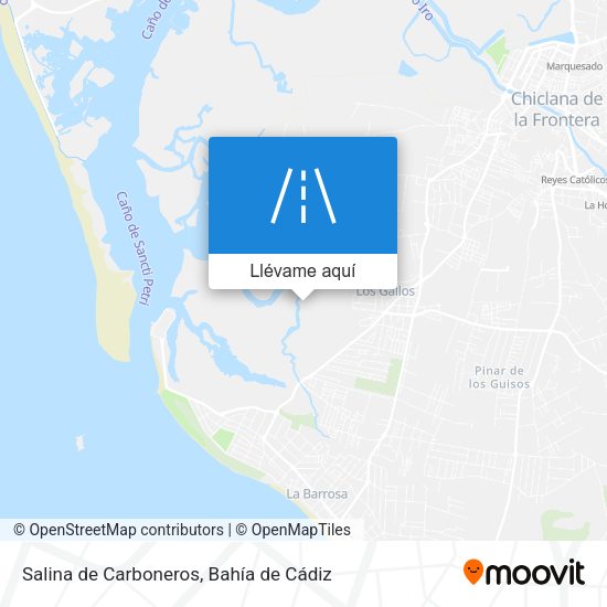 Mapa Salina de Carboneros