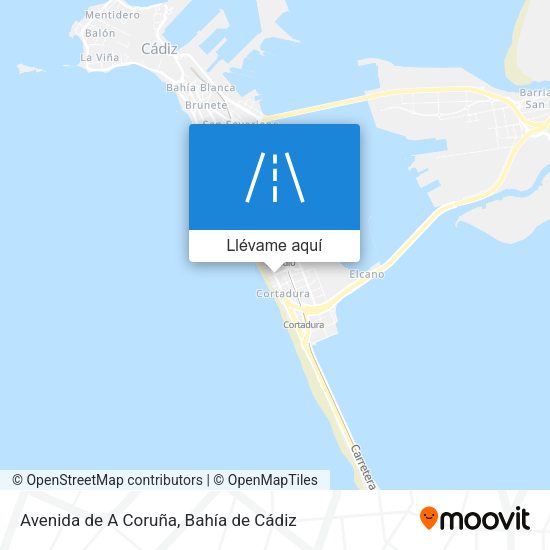 Mapa Avenida de A Coruña