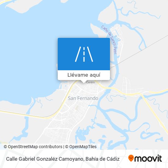 Mapa Calle Gabriel Gonzaléz Camoyano