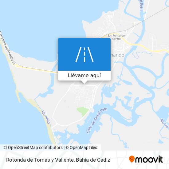 Mapa Rotonda de Tomás y Valiente