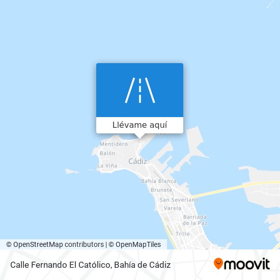 Mapa Calle Fernando El Católico