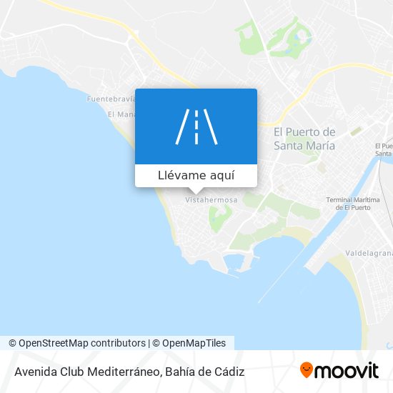 Mapa Avenida Club Mediterráneo