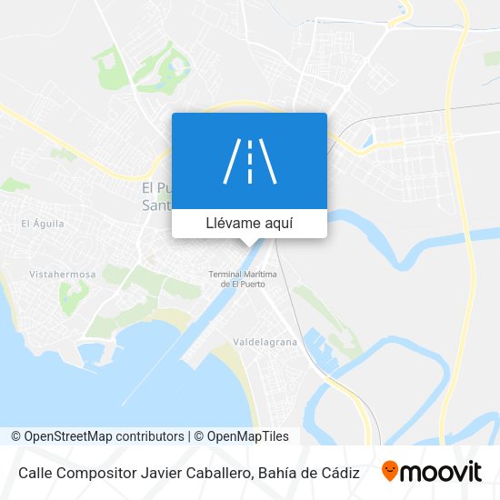 Mapa Calle Compositor Javier Caballero