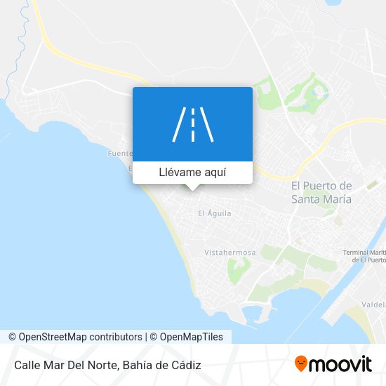 Mapa Calle Mar Del Norte