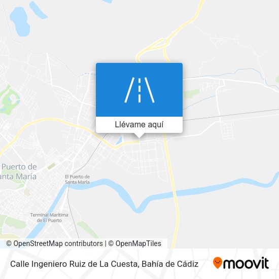 Mapa Calle Ingeniero Ruiz de La Cuesta