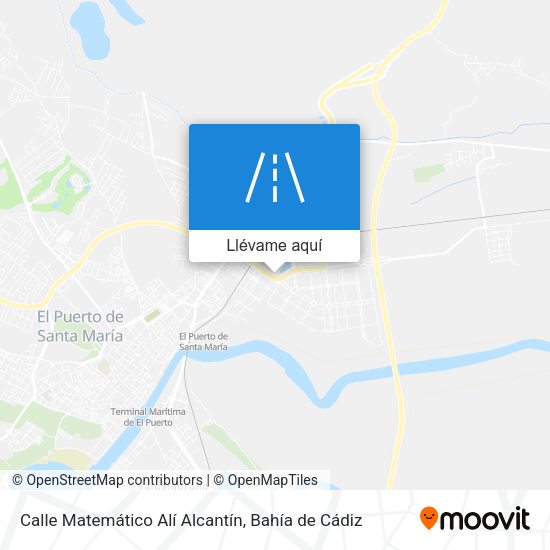 Mapa Calle Matemático Alí Alcantín