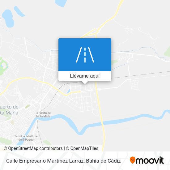 Mapa Calle Empresario Martínez Larraz